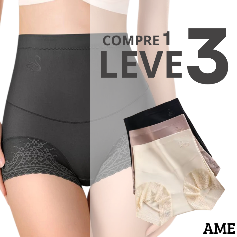 [COMPRE 1 LEVE3] - Calcinhas Cisne™ Efeito Modelador De Cinturas, Antiodor e Antibacterianas!