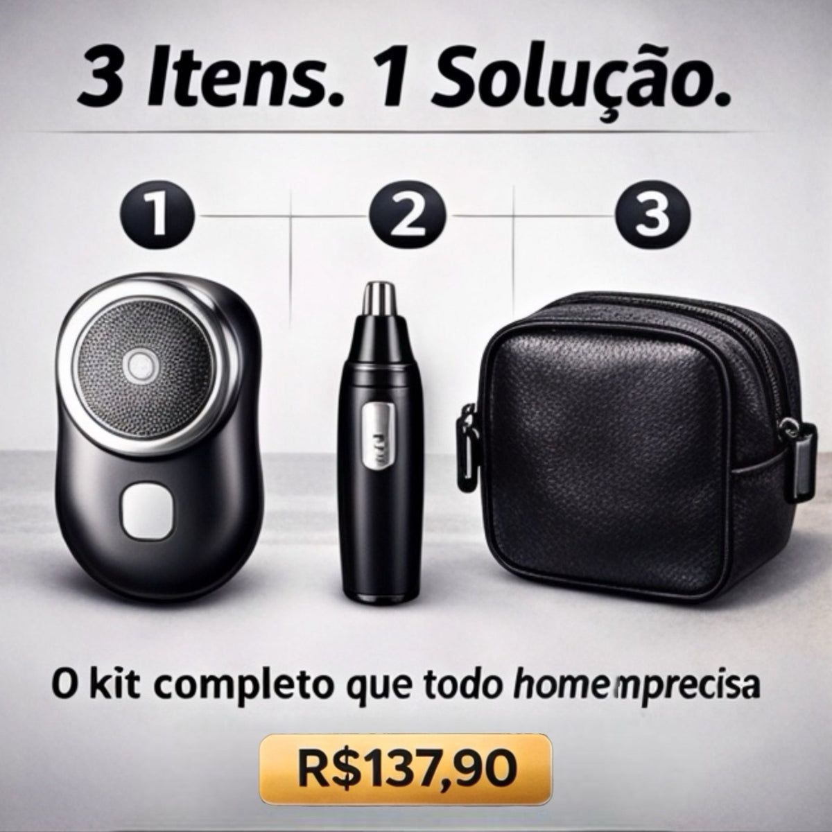 Kit Essencial do Homem - Promoção de Início de Ano