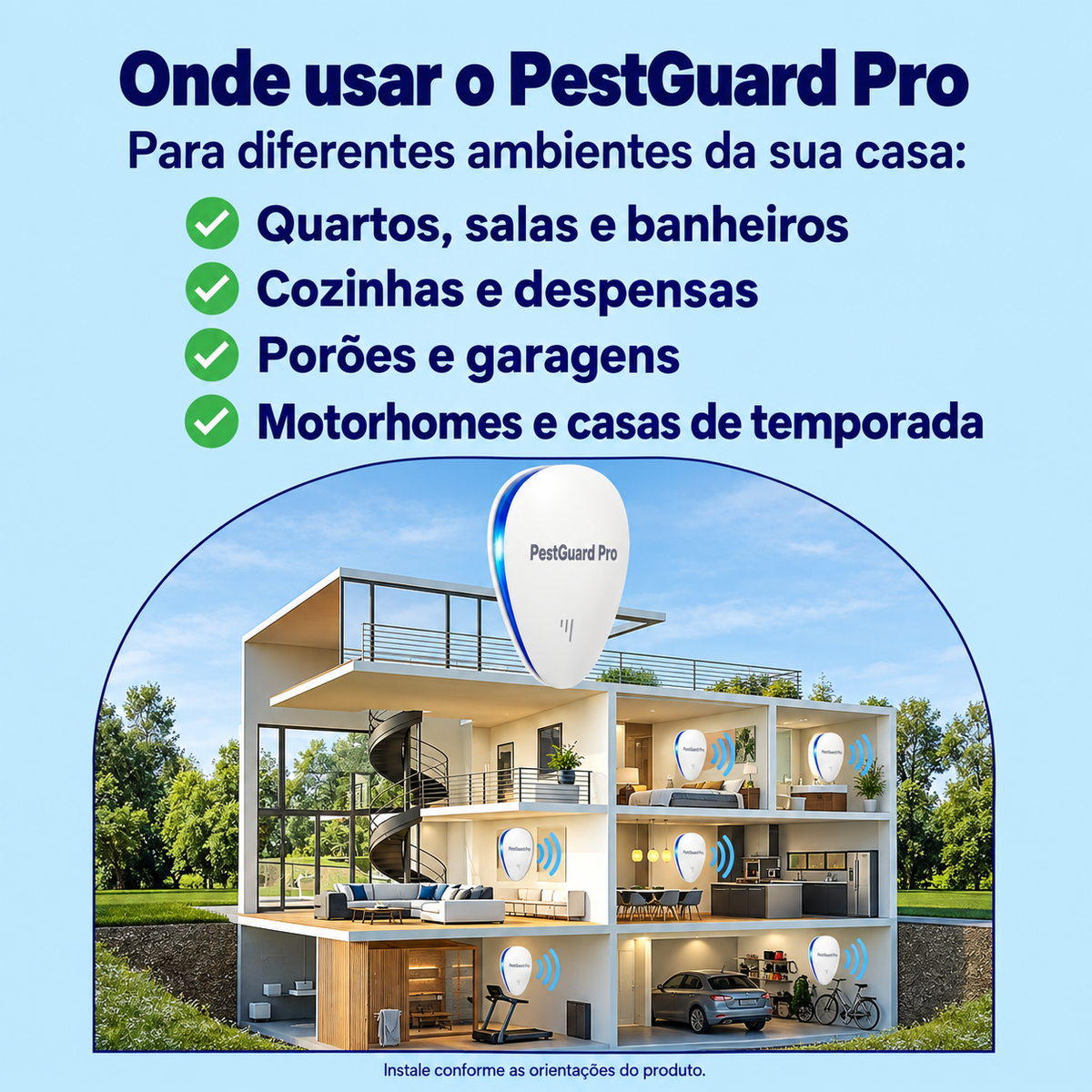 PestGuard Pro - Repelente Ultrassônico