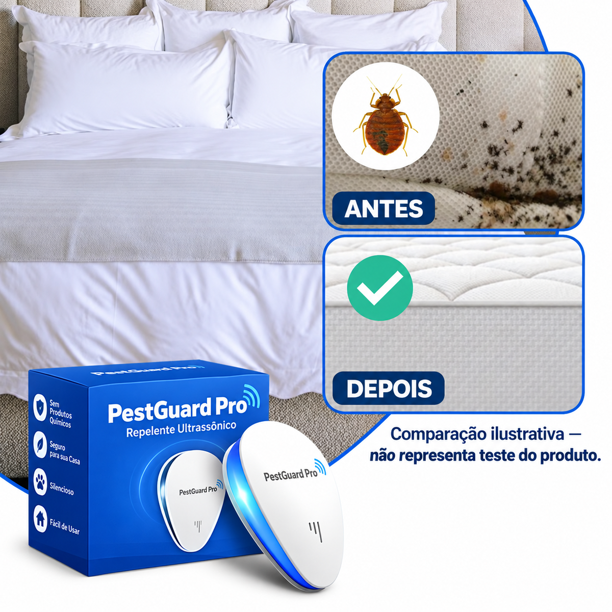 PestGuard Pro - Repelente Ultrassônico