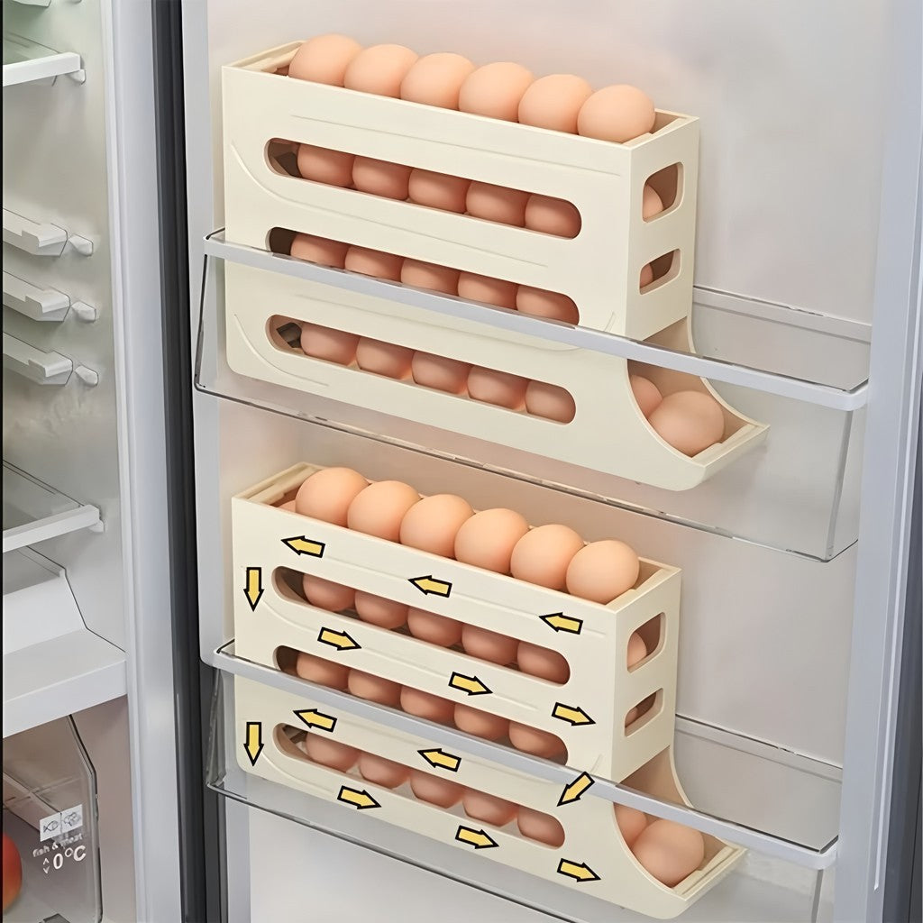 Ovolar - Organizador de Ovos com Rolagem Automática - Entrega Grátis