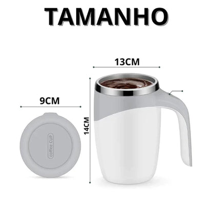 ShakeMix - Caneca Térmica Com Misturador De Bebidas Mixer - Entrega Grátis