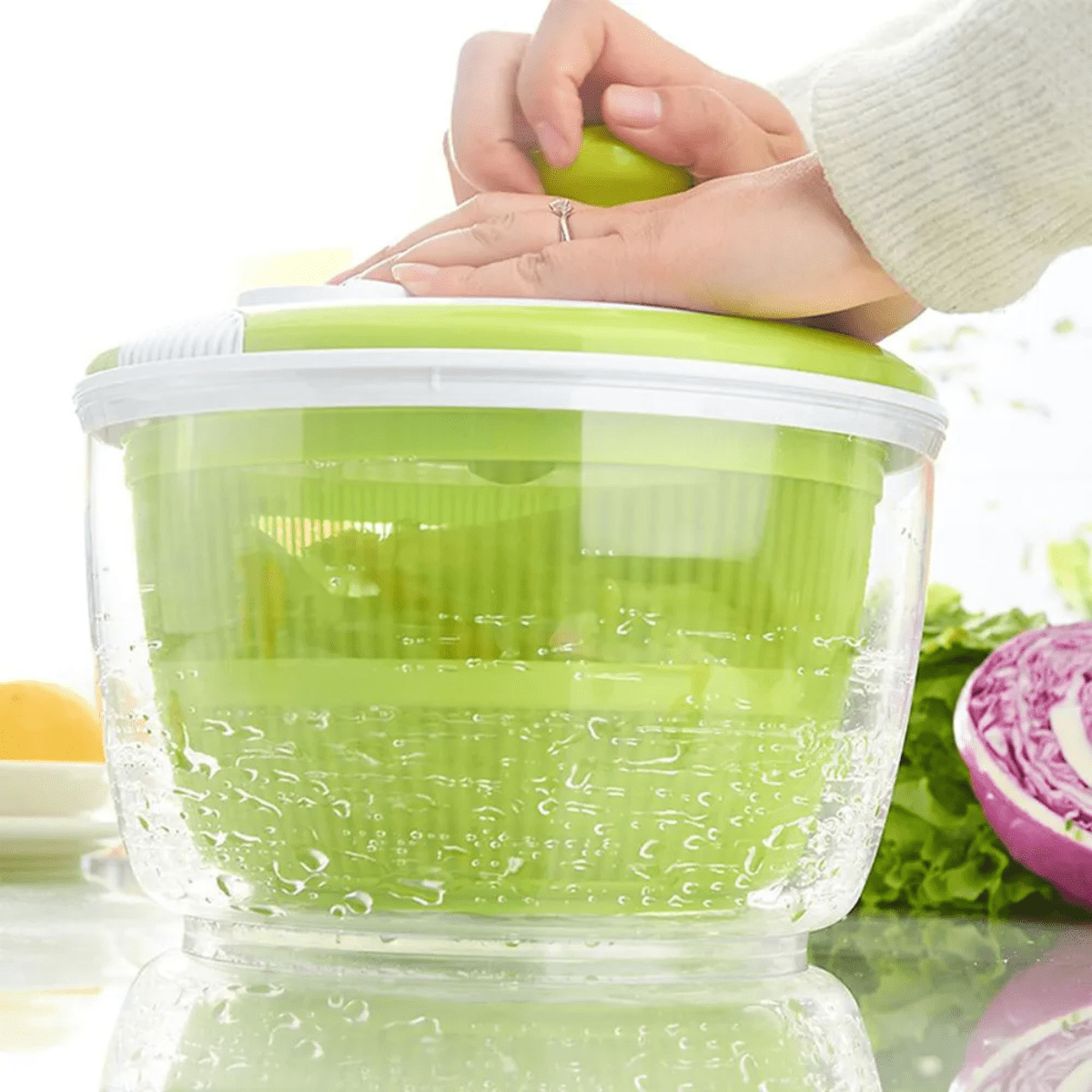 PraticClean - Lavadora e Secadora de Frutas e Hortaliças Manual - Entrega Grátis